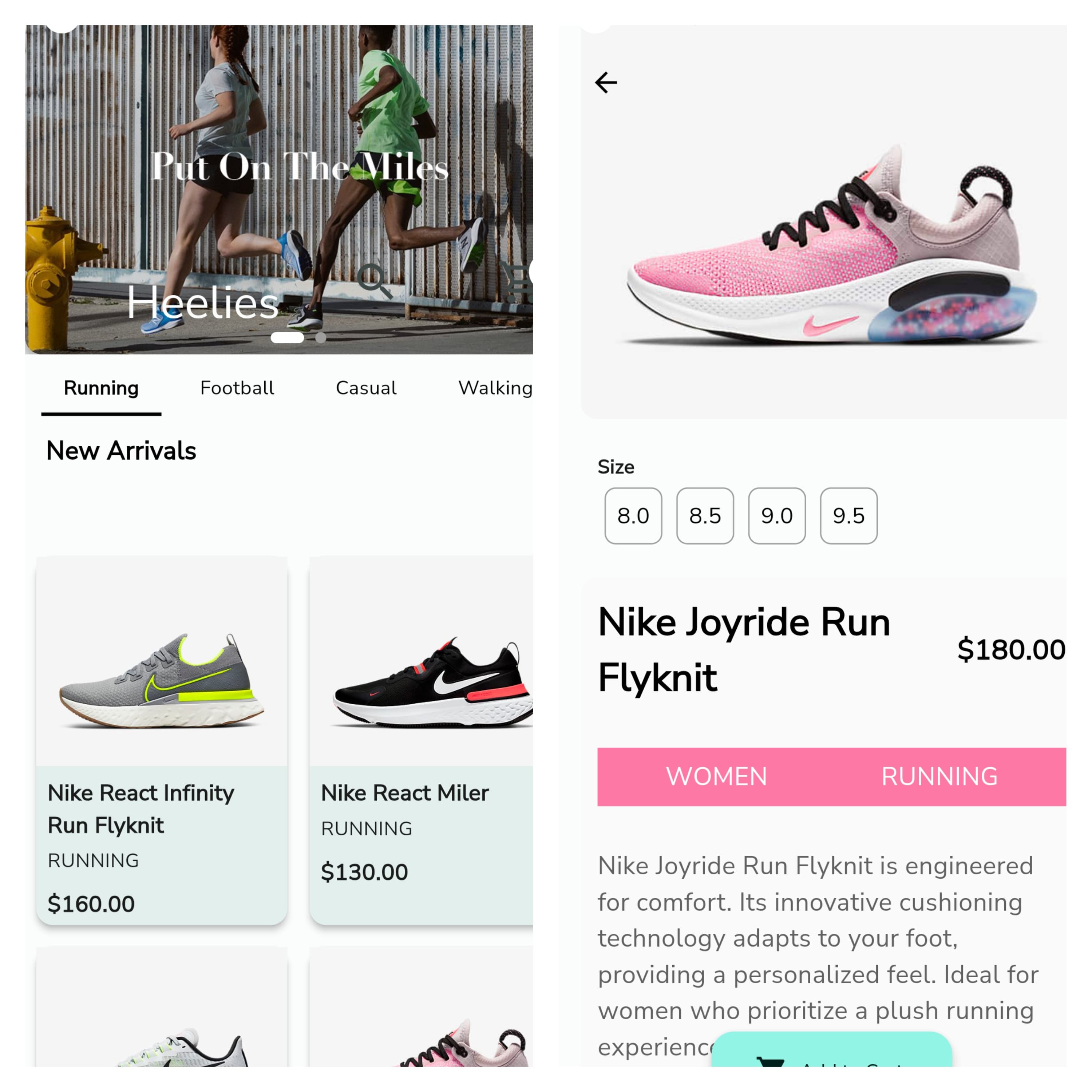 Heelies E-Commerce App
